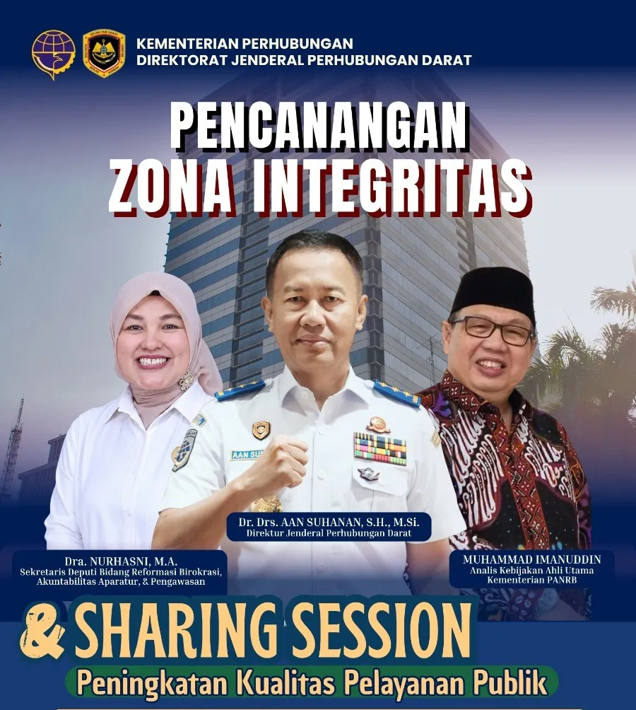 Pencanangan Zona Integritas DItjen HUbdat, Wujud Nyata Pelayanan Bersih dan Profesional